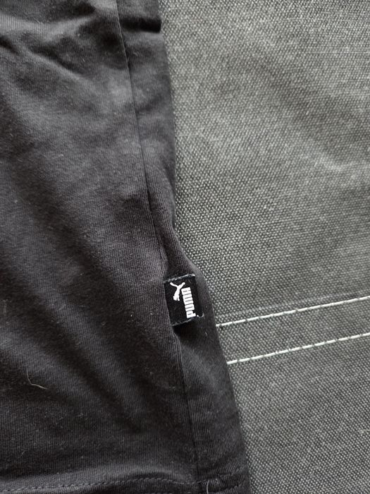 Tricou Puma Original Gri Cu Imprimeu Negru Mărimea XXL 60/62