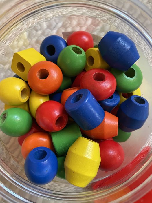 VIGA Дъвена игра за нанизване 34 части