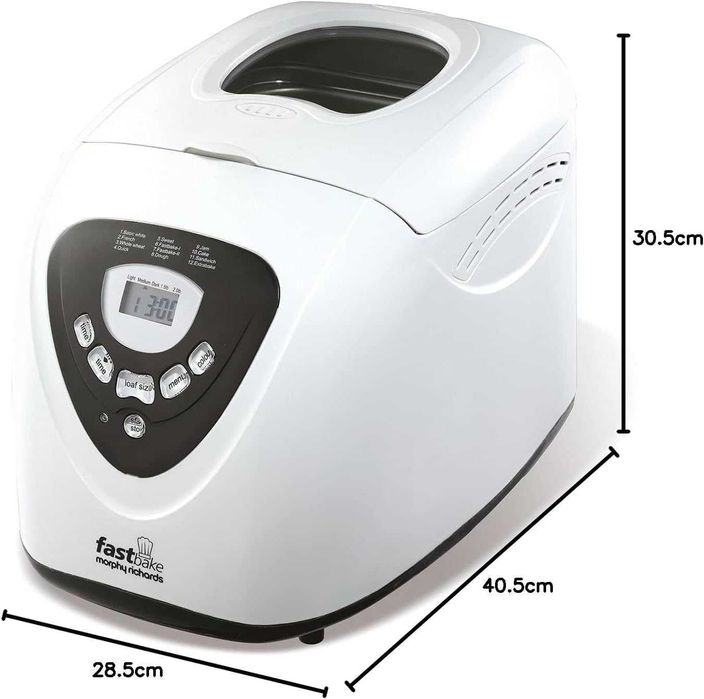 Хлебопекарна Morphy Richards Fastbake, 12 програми, UK Щепсел!