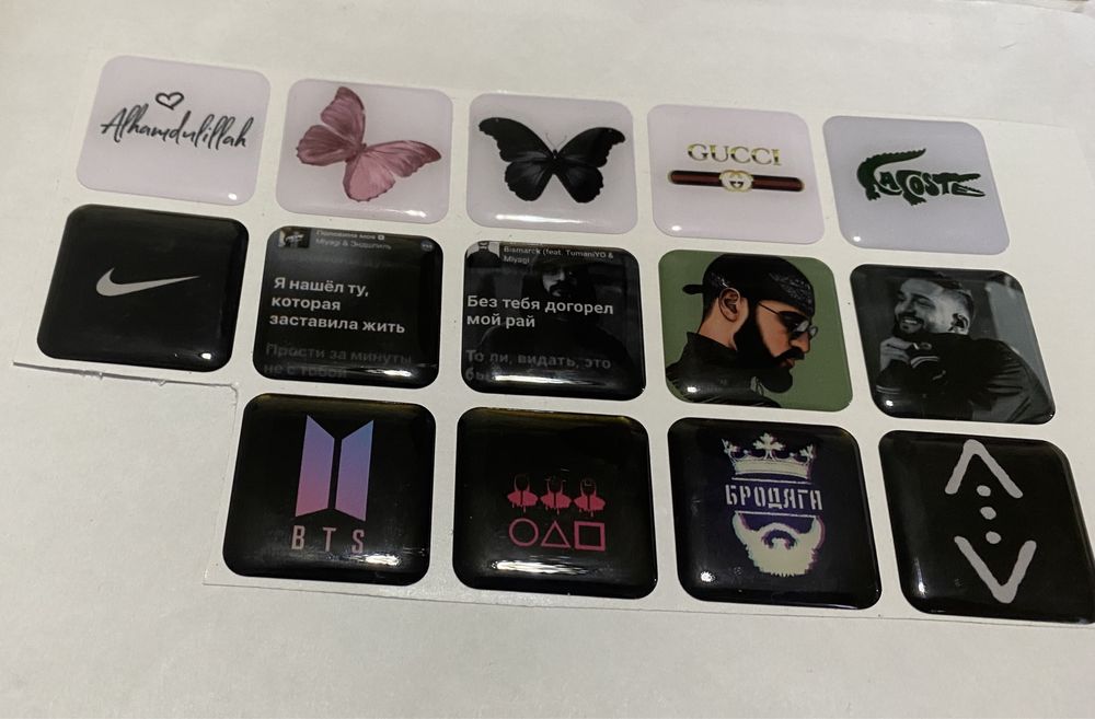 3д стикеры для телефона