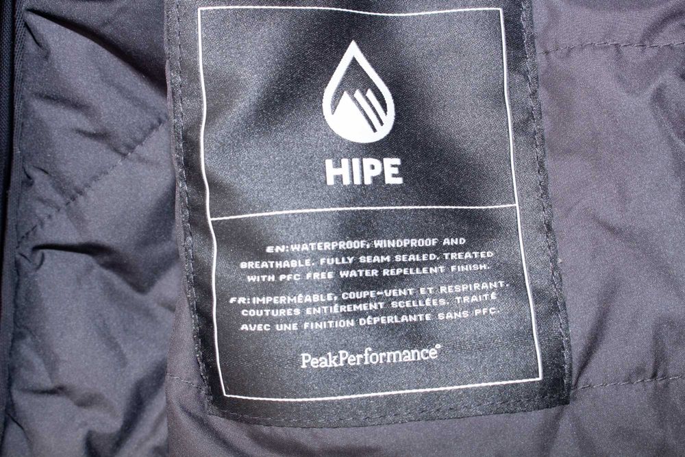 Peak Performance Maroon Long Jacket мъжко ски яке черно водоусточиво S