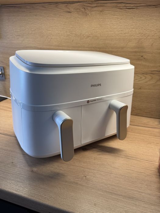 Airfryer Philips, 2 zone de gatit, afisaj digital, seria 3000, NA353/10