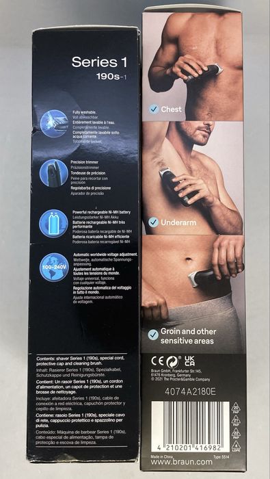 Braun aparat ras/body groomer