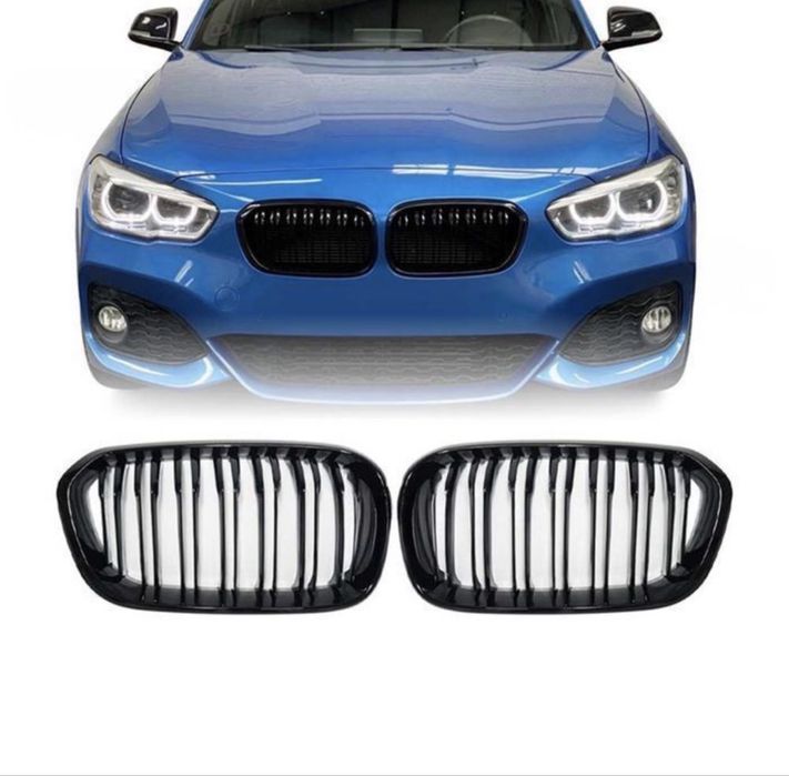Grile BMW Seria 1 F20 F21 Facelift (2015-2018) Negru Lucios