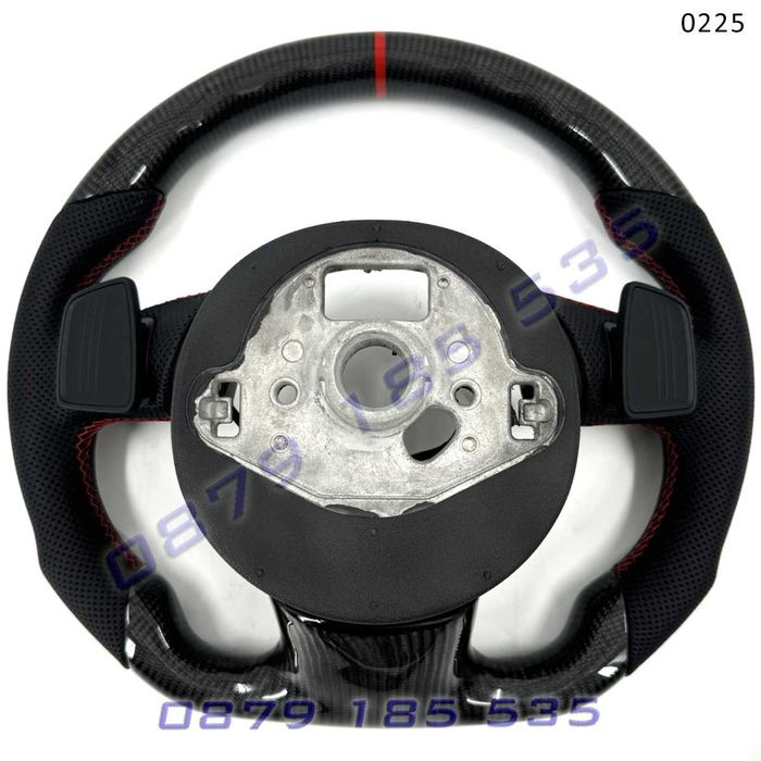Рязан спортен карбон волан AUDI A3 A4 A5 A6 A7 A8 Q3 Q5 Q7 ауди а4 а5