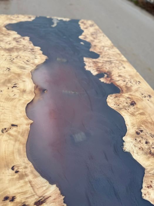 Трапезна маса със смола от топола  200/90/75 см