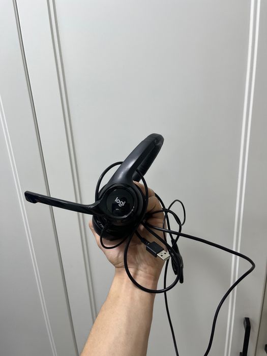 Гарнитура Logitech (USB) — с микрофоном, оригинал