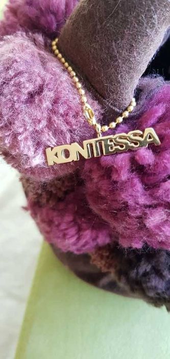 Poșetă Kontessa ornamente din lână, nouă