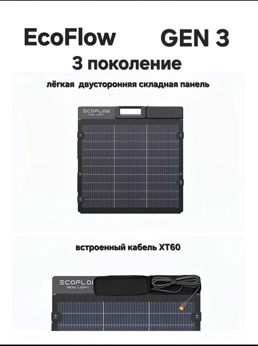 Солнечная панель EcoFlow 220W gen3 модель 2026 года