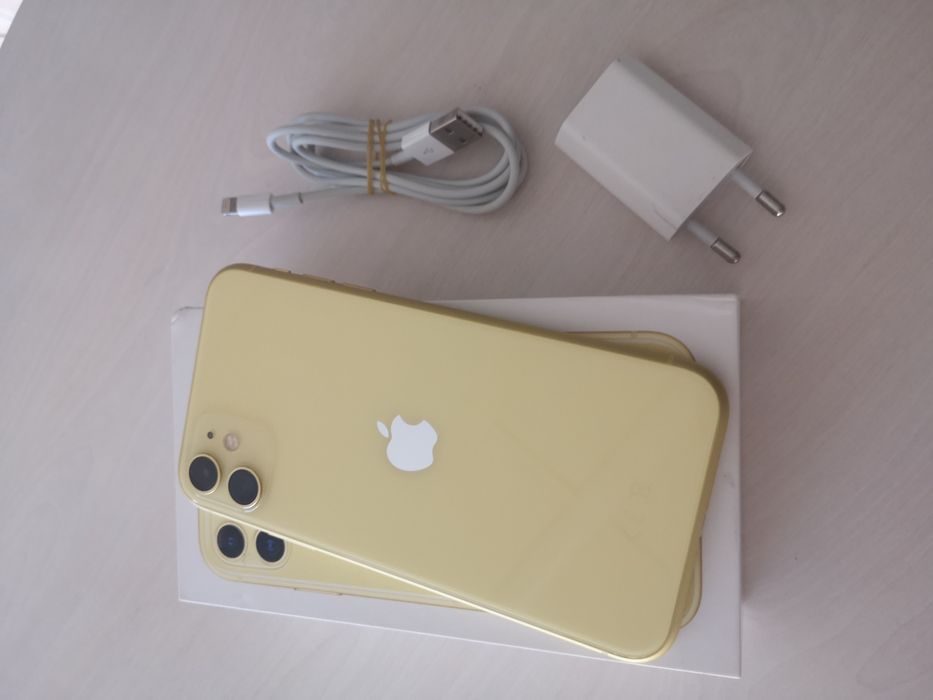 Iphone 11 Yellow /100 %Battery health