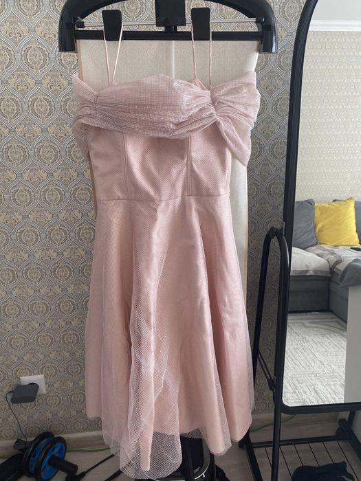 Вечернее платье.розовое