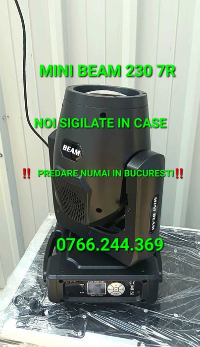 Mini beam 230 7R moving head Profesional multe prisme pinioane metal
