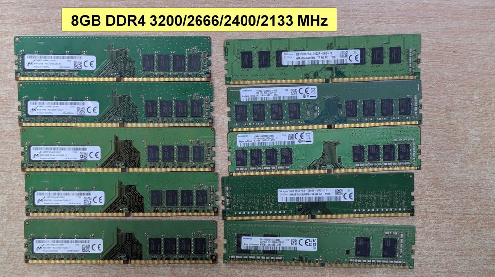 8GB - 16GB - 32GB DDR4/DDR3 RAM памет за лаптоп (SO-DIMM) и настолен SSD NVMe PCIe 2.5" SATA + Гаранция