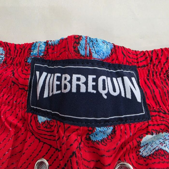 Sort de baie Vilebrequin, 3XL, rosu