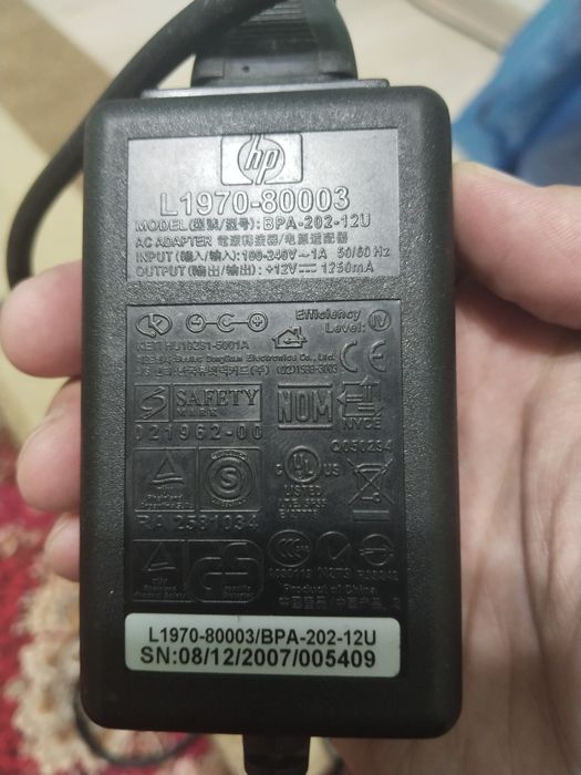 Блок питания 12v 1250 mah
