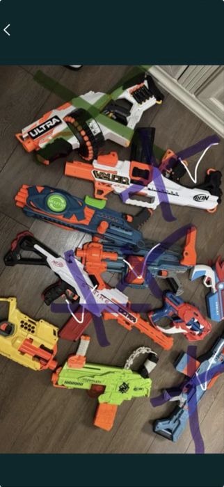 Продаются автоматы нерф. В наличии те что не отмеченны.