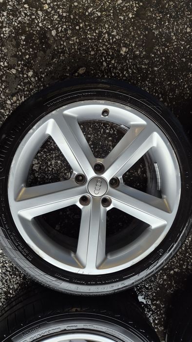 Джанти с гуми за Ауди 5х112 18