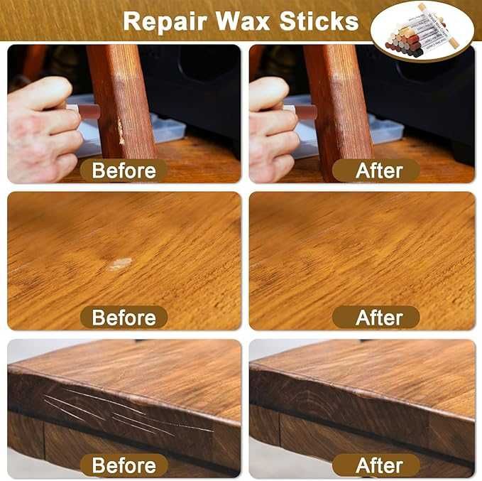 Kit profesional reparare mobilă, parchet, uși din lemn