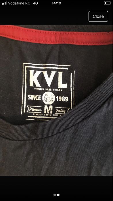 Tricou KVL negru