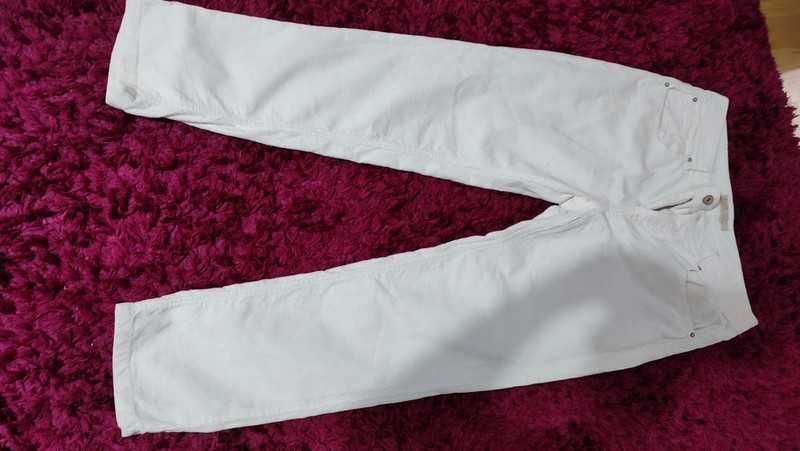 Pantaloni raiati zara basic denim