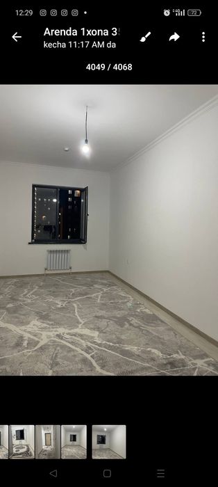 Sergeli yangi darxon 2xona 8etaj 16 etajli 350$