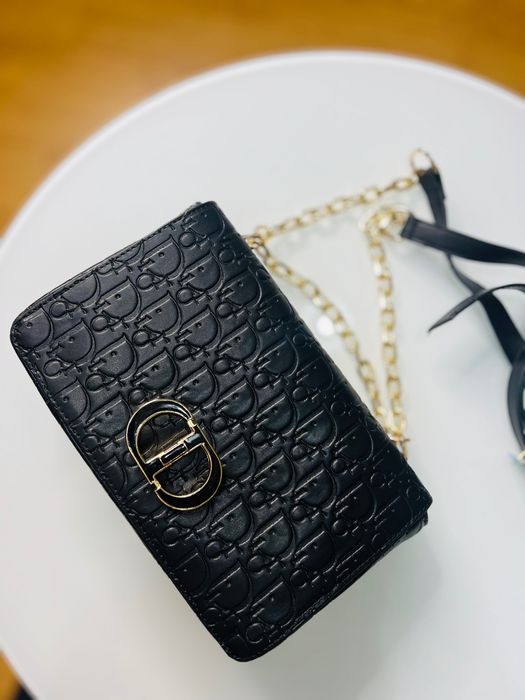 Дамска черна чанта Dior