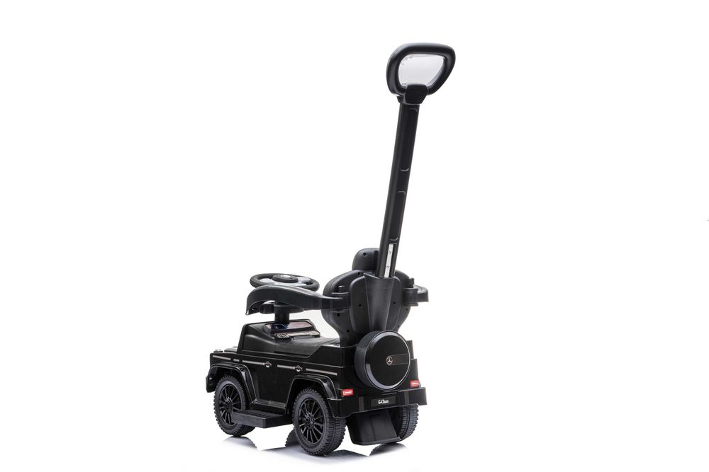 Masinuta premergator pt copii 2 in 1 Mercedes G350d cu parasolar Black