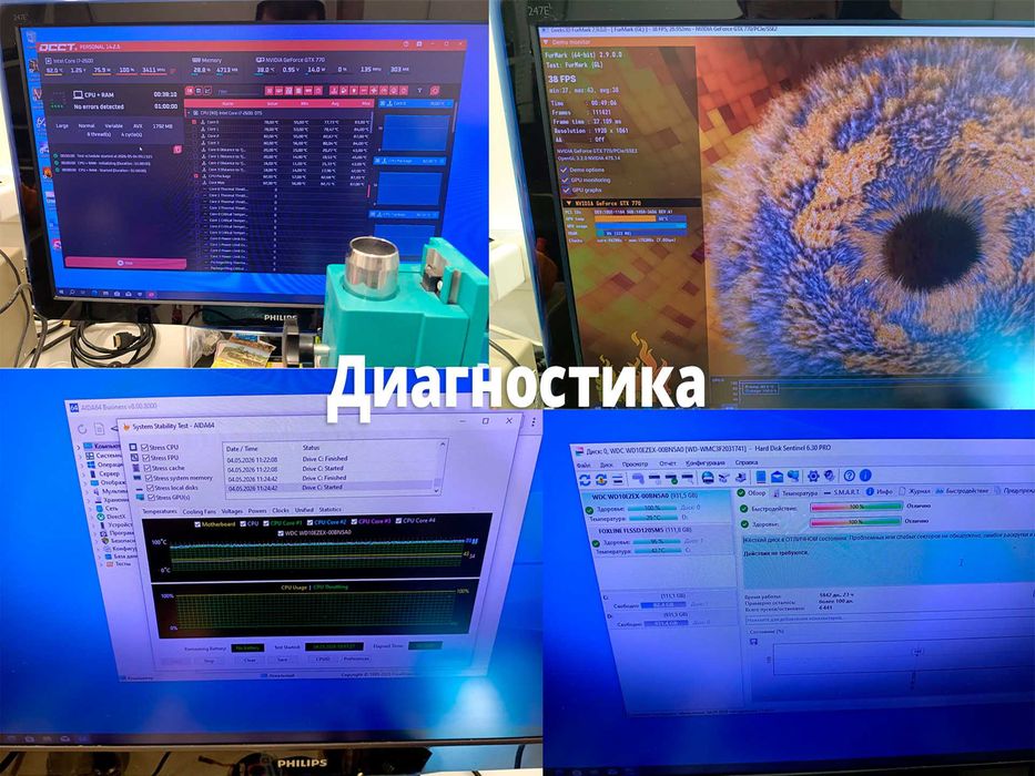 Ремонт компьютеров и ноутбуков с выездом на дом, Ташкент, 11 лет опыта