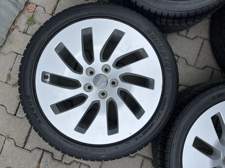 Jante aliaj 5x112mm, anvelope iarna! 245/40 R18, Audi A4 B8, B9, A5, A6 C6, C7, A7, A8, ET26!!