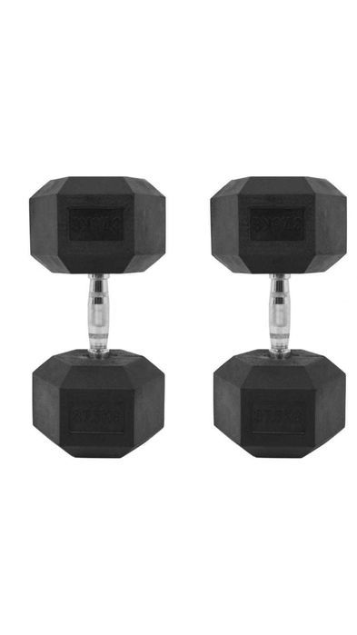 Gantere Hexagonale 75kg: 2x37,5 kg