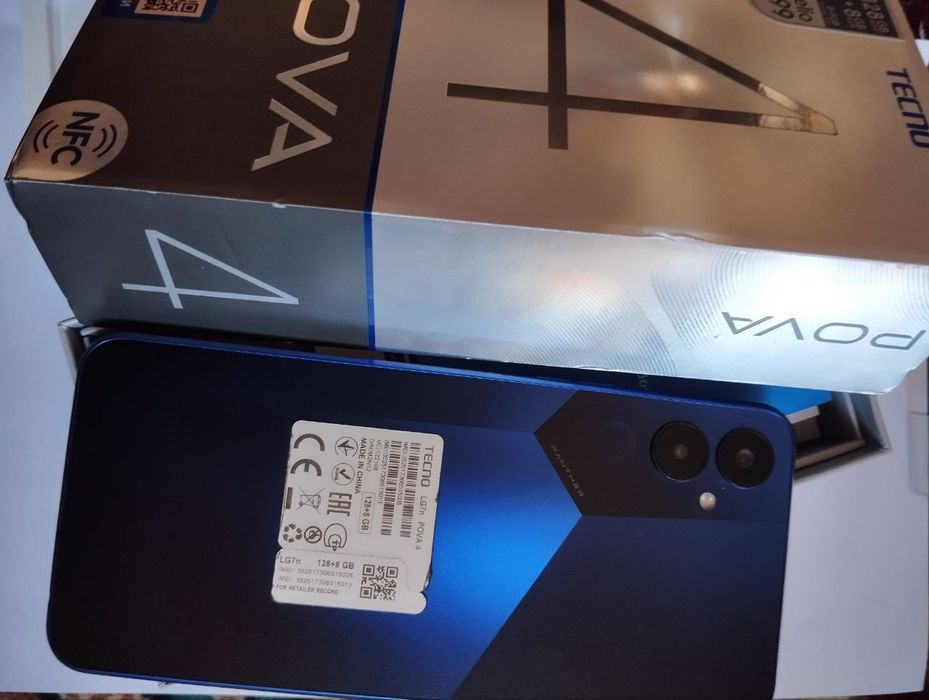 Tecno pova 4 срочно  идеал комплект 128 Гб