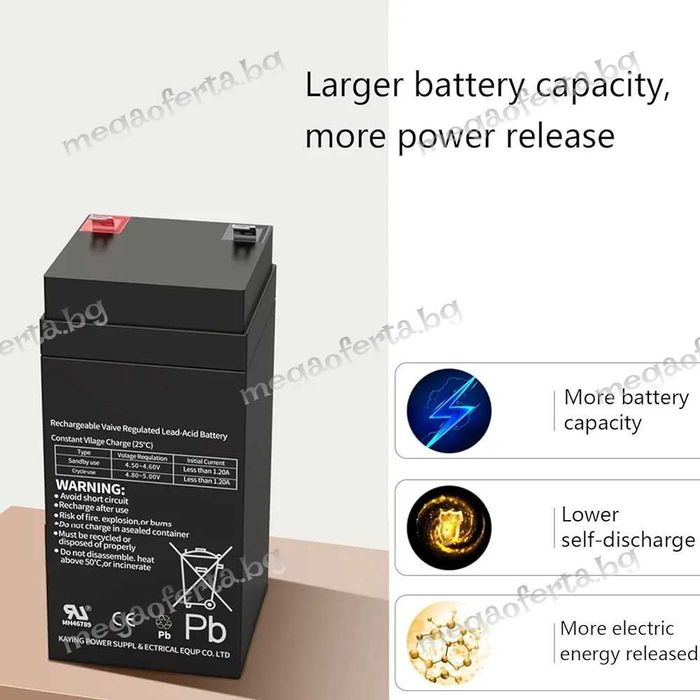 Електронна Платформена Везна до 350кг. с Батерия и Сгъваемо Рамо