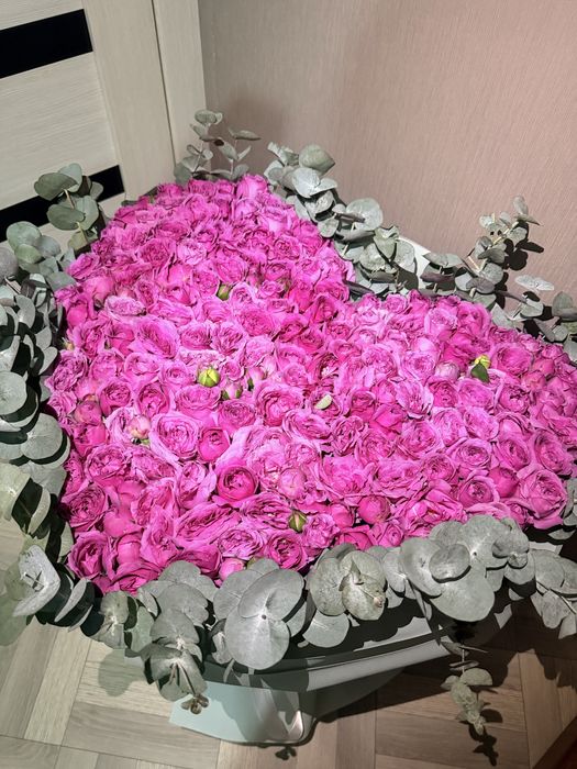 цветы в форме сердца