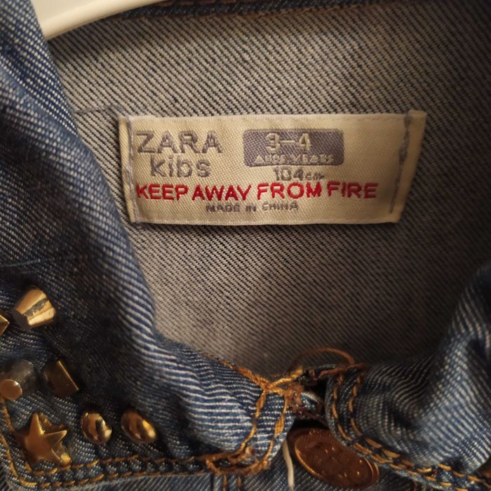 Куртка джинсовая ZARA на девочку д1110