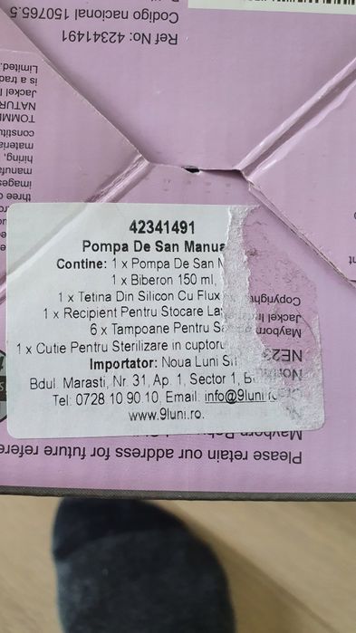 TOMMEE TIPPEE pompa de san manuala pachet full pungi Lapte Curier OLX