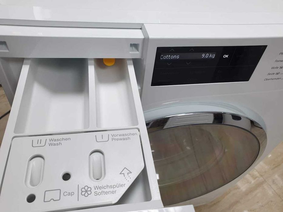 Miele 1600rpm 9кг Wi-Fi TwinDos Пералня Миеле 12м Гаранция