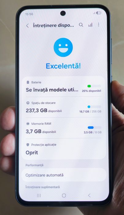 SAMSUNG A56 5G Awesome Graphite Duos 8/256 GB ca nou, fullbox + cadou!