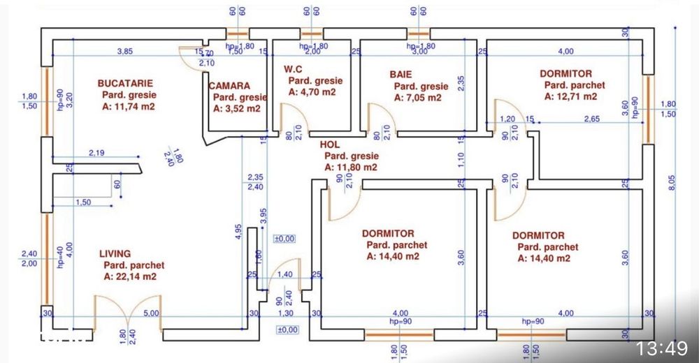 Teren de vanzare cu proiect de casa