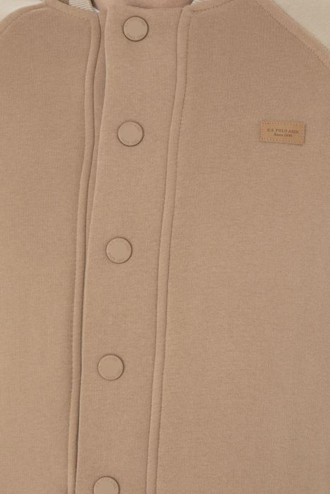 U.S. Polo Assnc мъжко яке бомбър  бежово  размер L