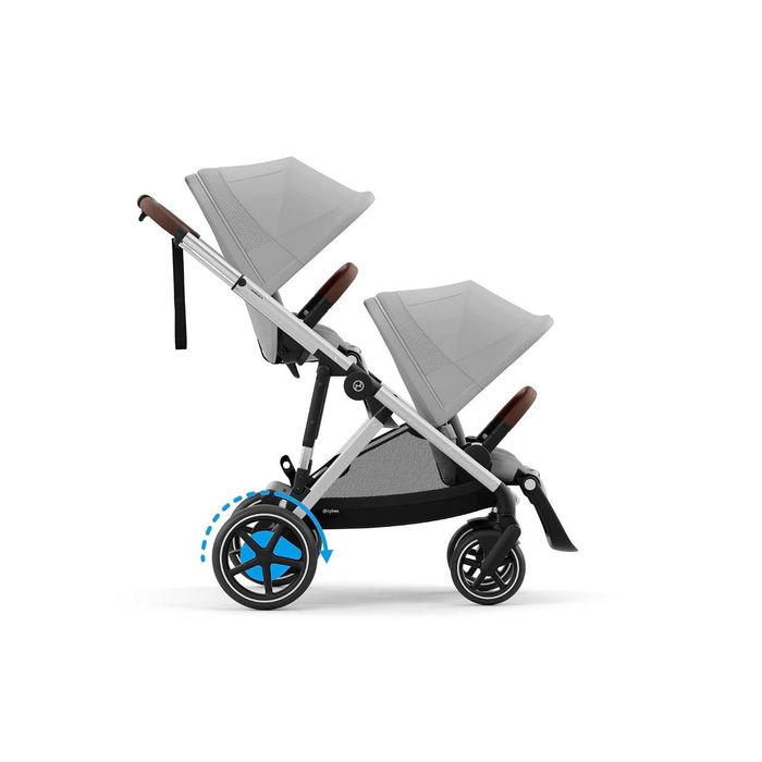 Нова Електрическа Бебешка Детска Количка Cybex e-Gazelle S, 0-4 г, 0-22 кг, 2 години Гаранция, Подходяща и за 2 Деца