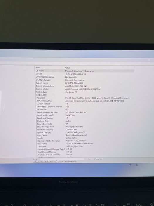 Asus Zenbook 14 UX3405CA