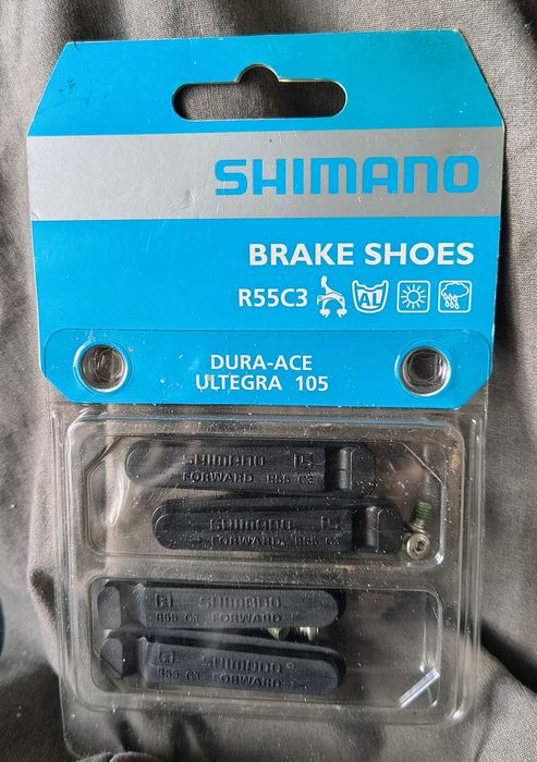 Saboti de frana Shimano R55C3 rezerve, 2 perechi