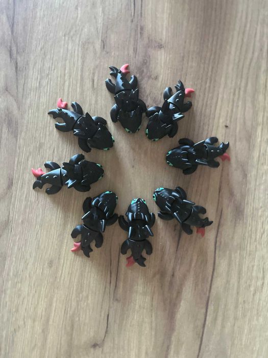 Breloc Dragon Flexi Toothless – Mini Dragon Articulat, Tipărit 3D