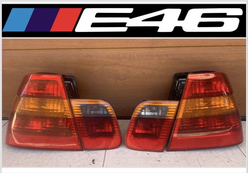 Оригинални стопове БМВ Е46 седан фейслифт стоп ляв десен М пакет оптик