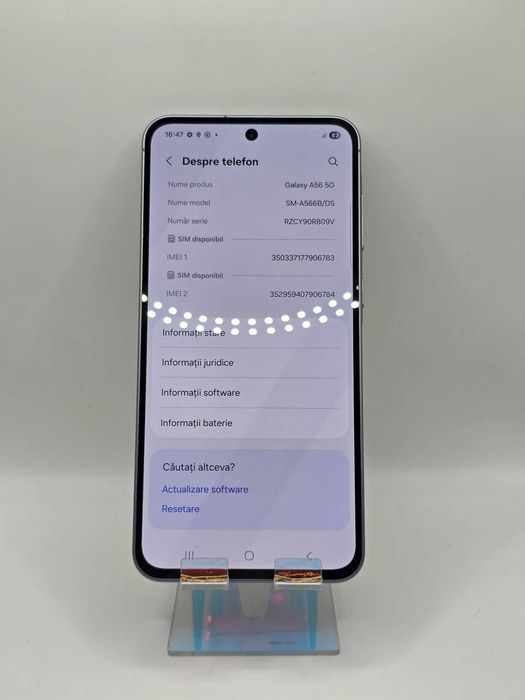 Samsung A56, MEM 128GB, RAM 8GB, Amanet Doamna Ghica, Cod: 94893