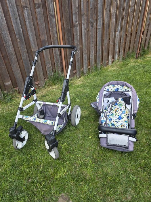 Carut bebe Carlo lux cu toate accesoriile