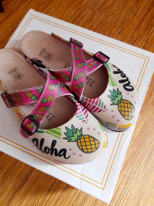 Чисто нови медицински  ортопедични чехли естествена кожа