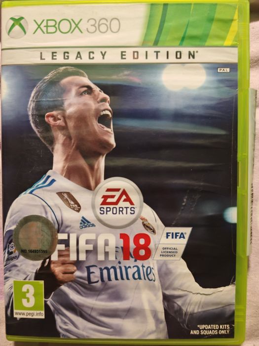 Fifa 18 Legacy Edition. Xbox 360