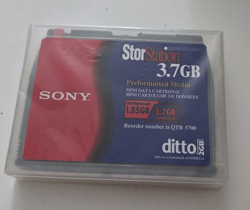 Lot Casete Backup Date Retro - QIC / Travan (HP, Sony, 3M, BASF) Noi și Folosite