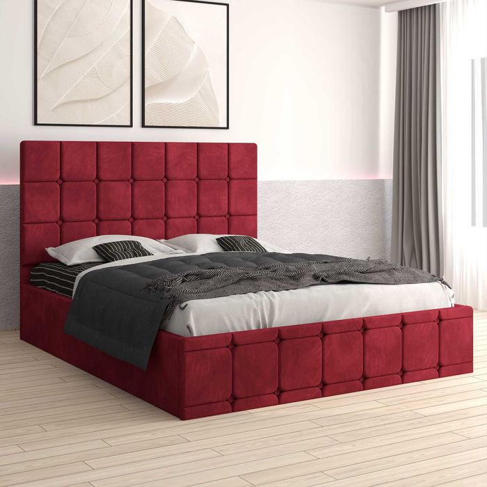 Paturi tapitate-mobila-set dormitor-livrare gratuita cu verificare